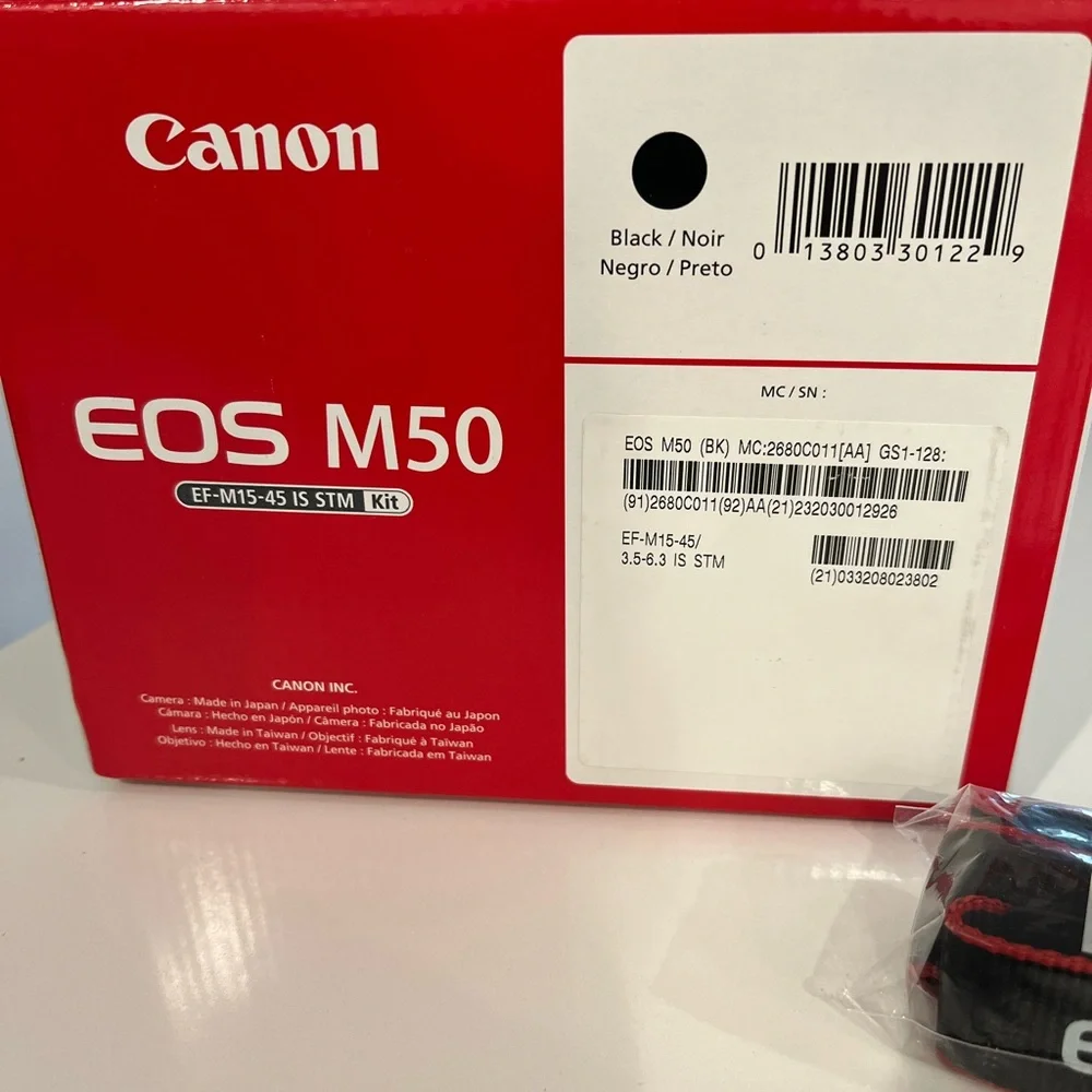 Brand New, Never Used Canon EOS M50